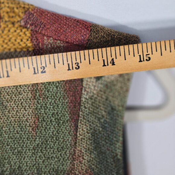 BETS by Canvasbacks Lined Patchwork Design Vest Size XL Wood Buttons USA (MM-3) - Picture 10 of 14